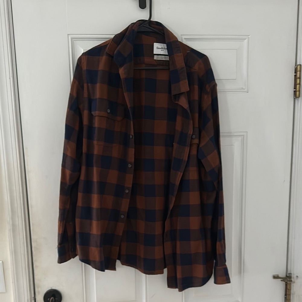 Brown and black mean flannel